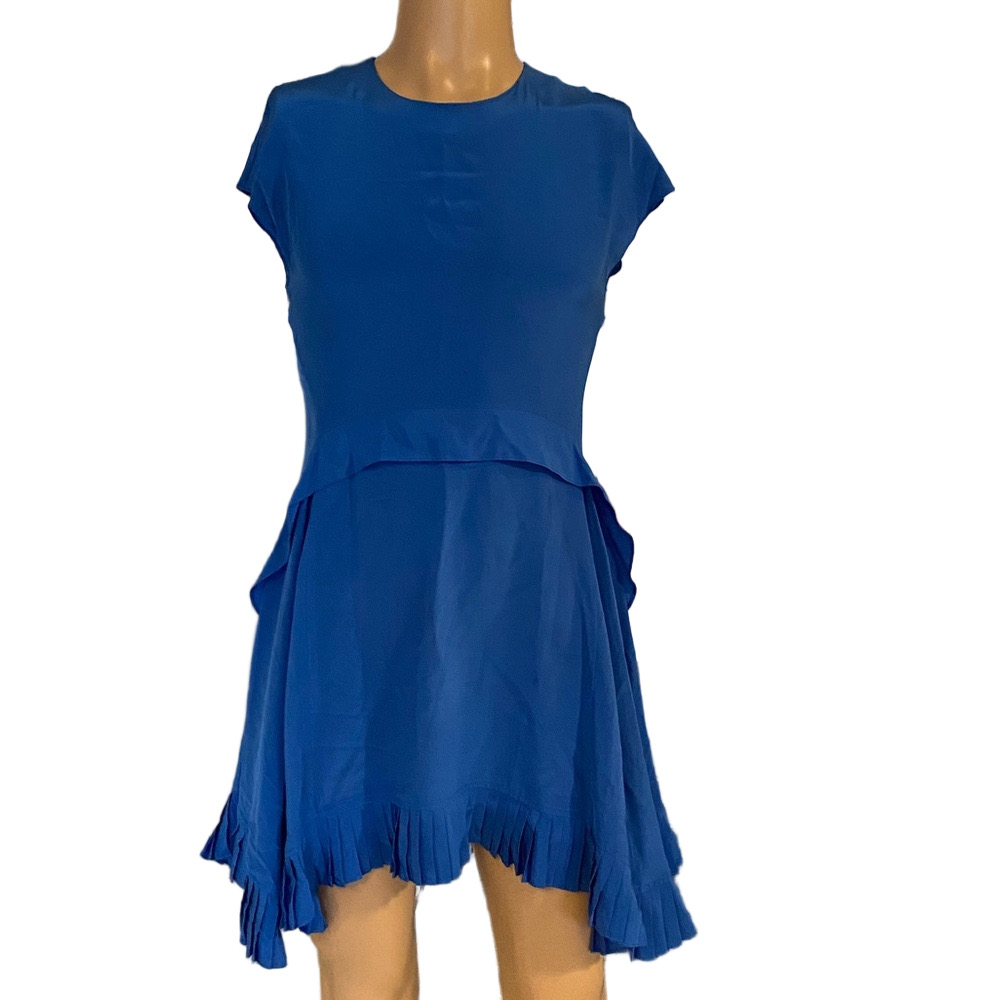 Juicy couture blue silk dress